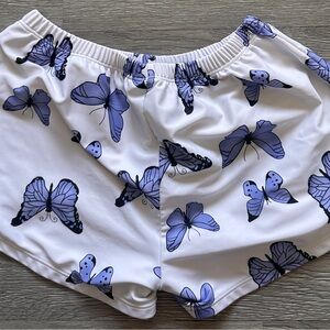 Butterfly Print Women's Shorts